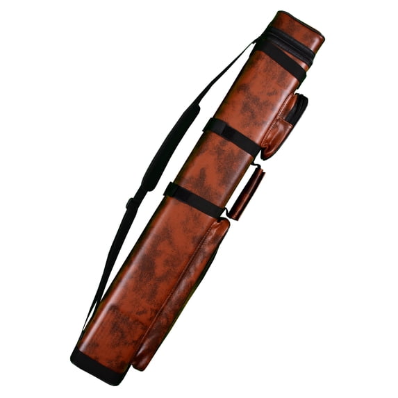 Accuplay Billiards 3x6 Hard Pool Cue Stick Carrying Case Brown