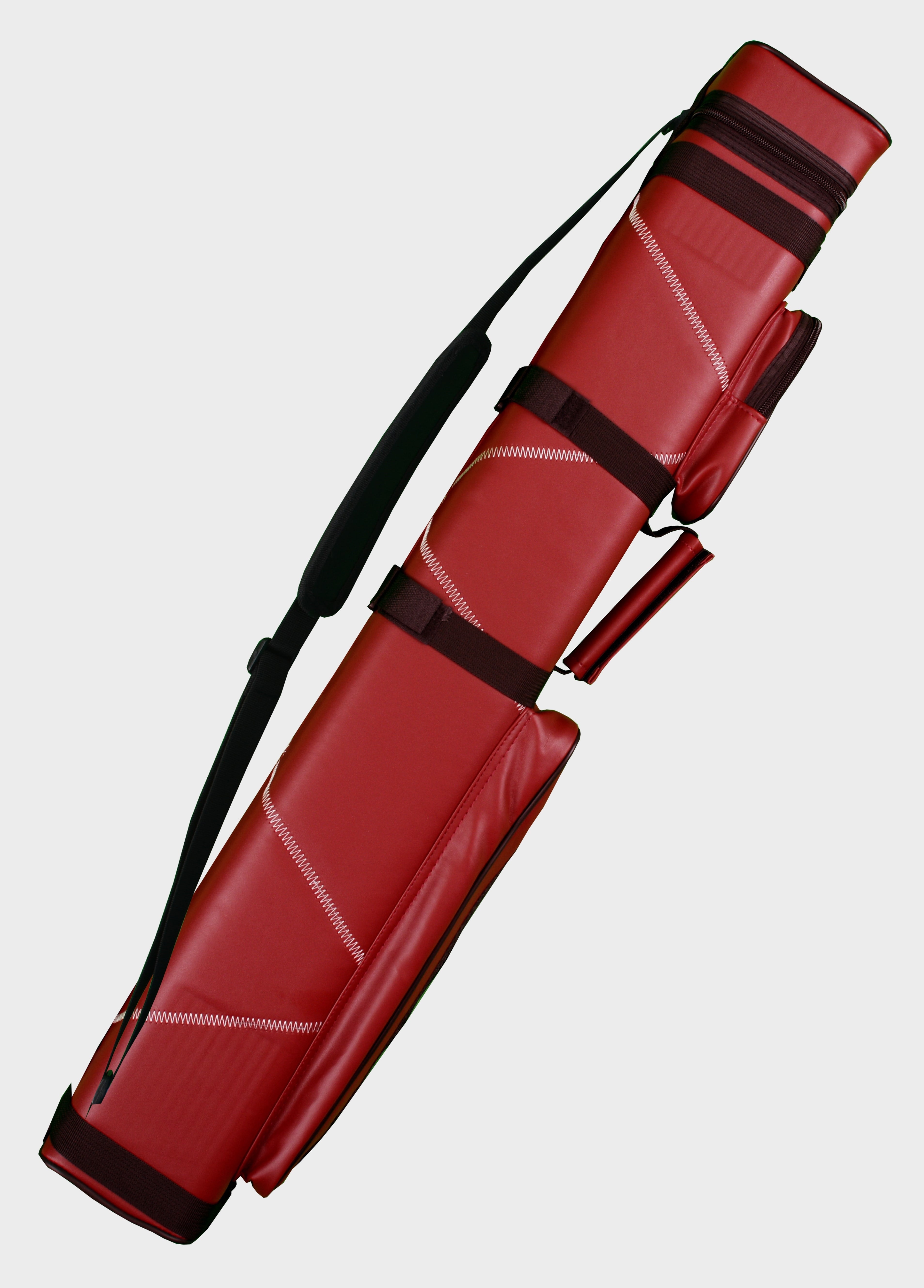 JTVTW 3×6 Pool Cue Case Billiard Stick Carrying Bag Leatherette Hard