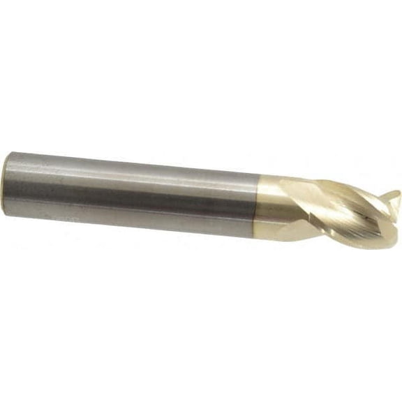Accupro 1/2" Diam 3 Flute Solid Carbide 0.06" Corner Radius End Mill