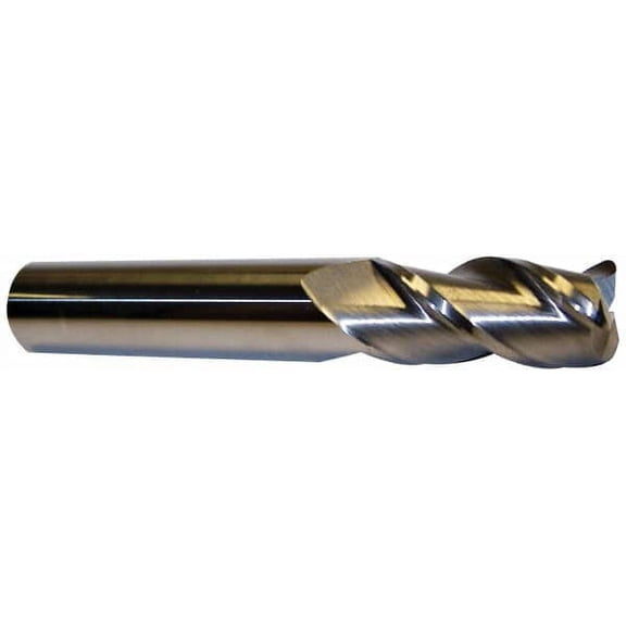 Accupro 1/2" Diam 3 Flute Solid Carbide 0.06" Corner Radius End Mill