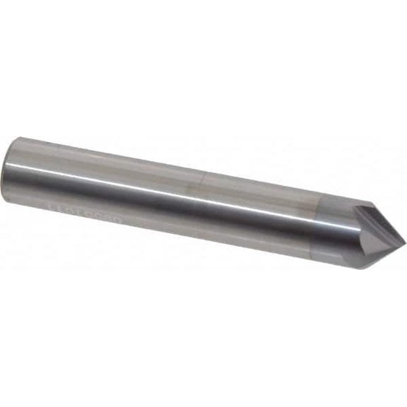 Accupro 1/2" Diam 90 4-Flute Single End Solid Carbide Chamfer Mill