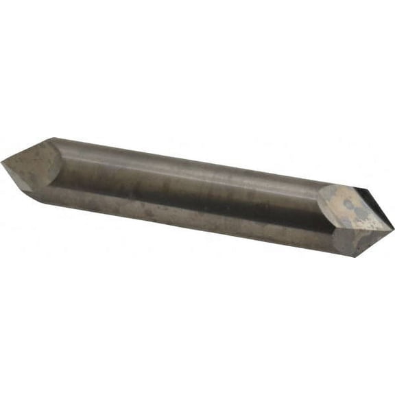 Accupro 1/2" Diam 90/90 2-Flute Double End Solid Carbide Chamfer Mill