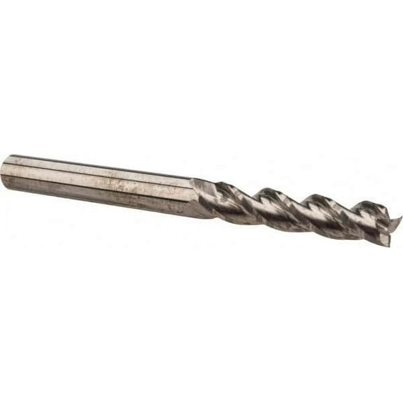 Accupro 1/4", 1-1/4" LOC, 1/4" Shank Diam, 3" OAL, 3 Flute, Solid Carbide Square End Mill