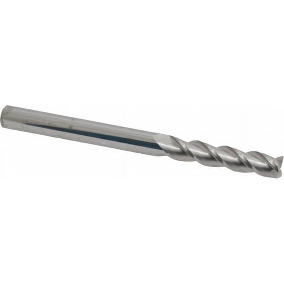 Accupro 1/4", 1-1/8" LOC, 1/4" Shank Diam, 3" OAL, 3 Flute, Solid Carbide Square End Mill