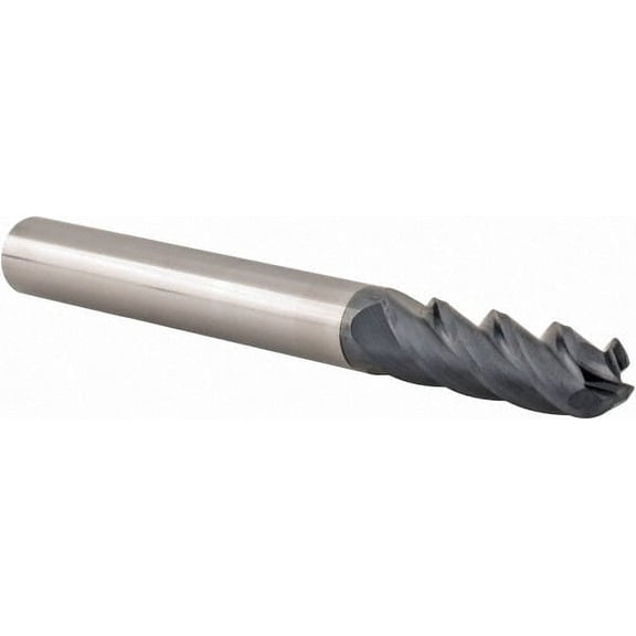 Accupro 1/4" Diam, 3/4" LOC, 4 Flute Solid Carbide Ball End Mill