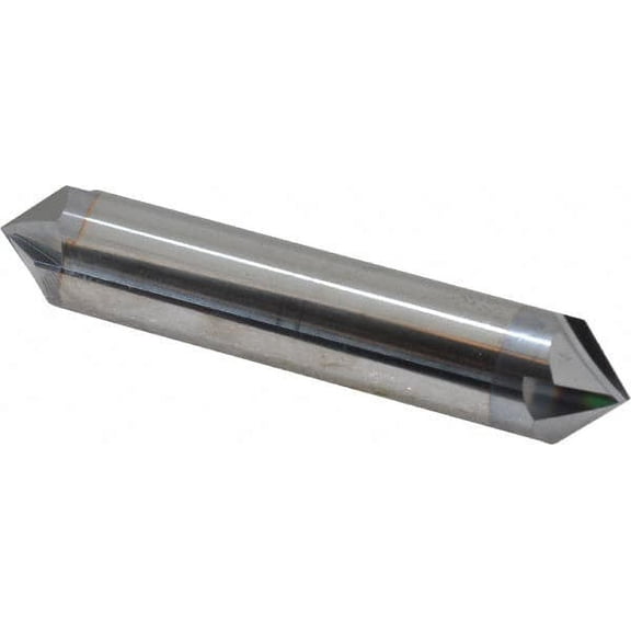 Accupro 3/4" Diam 90/90 4-Flute Double End Solid Carbide Chamfer Mill