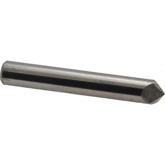 Accupro 3/8" Diam 120 2-Flute Single End Solid Carbide Chamfer Mill
