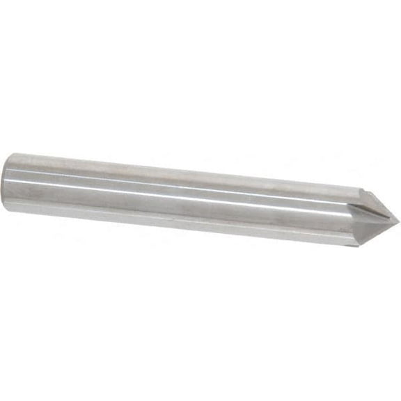 Accupro 3/8" Diam 82 4-Flute Single End Solid Carbide Chamfer Mill