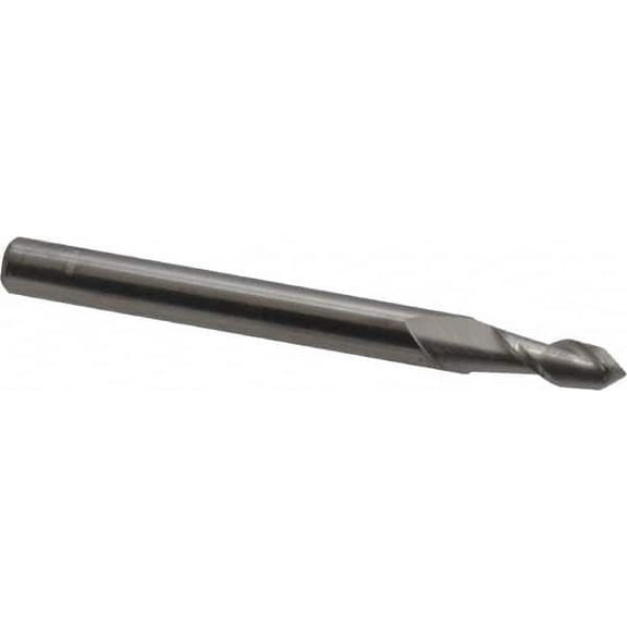Accupro 5/32" Diam, 3/8" LOC, 2 Flute Solid Carbide Ball End Mill