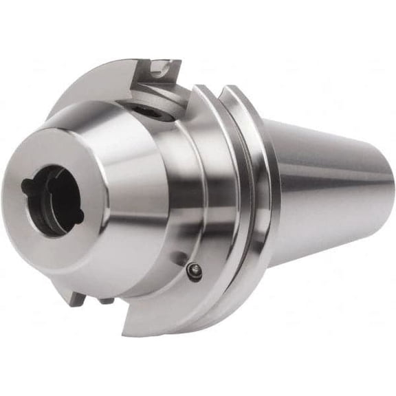Accupro CAT40 Taper Shank 1/2" Hole End Mill Holder/Adapter 1-3/8" Nose Diam, 4" Projection, Through-Spindle & DIN Flange Coolant