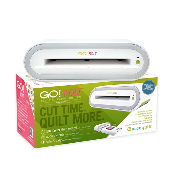 Accuquilt GO! Bolt Electric Fabric Cutter Starter Set