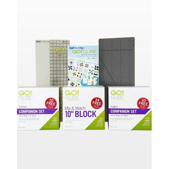Accuquilt GO! Qubed 10" Complete Die Bundle