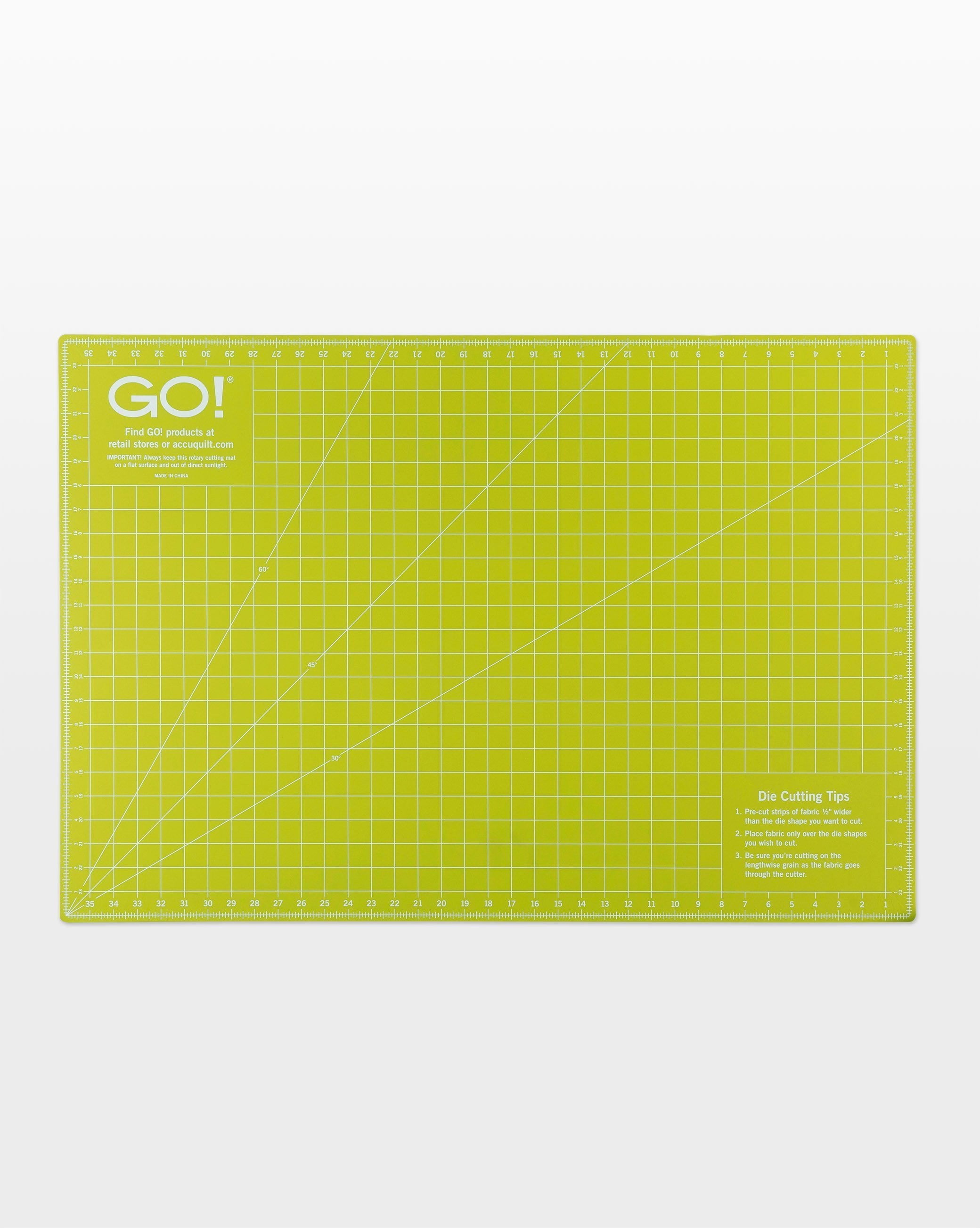 Accuquilt GO! Rotary Cutting Mat-24" x 36" Double Sided