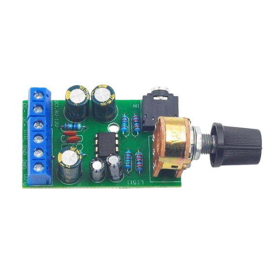 Accuracy 2.0 Amplifier Circuit Board Double Channel Input 1 5W Power Output Small Power Amplifier for Sound Projects