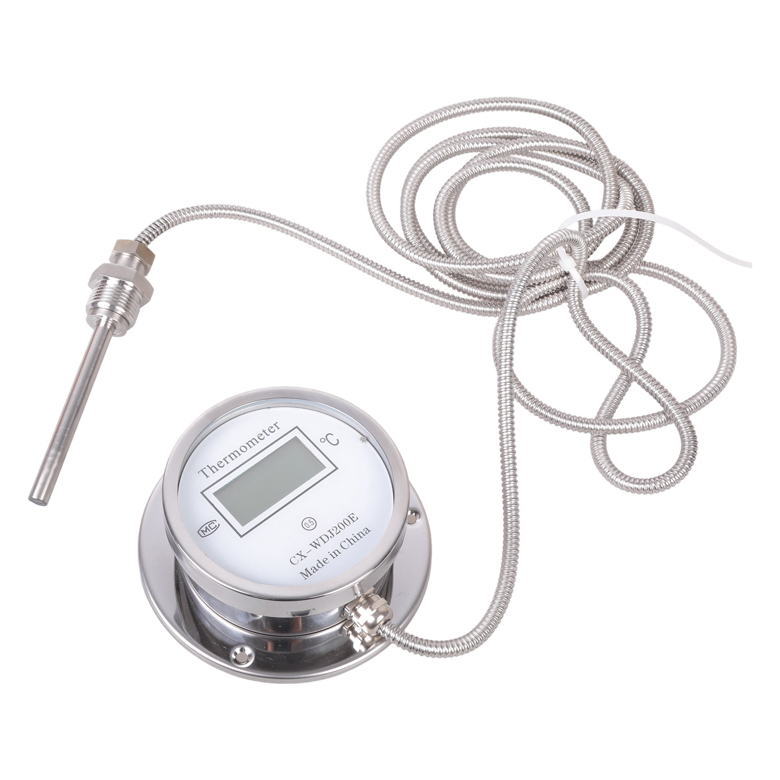 Accuracy Engineered Steel Thermometers Threaded Probes Design High ...