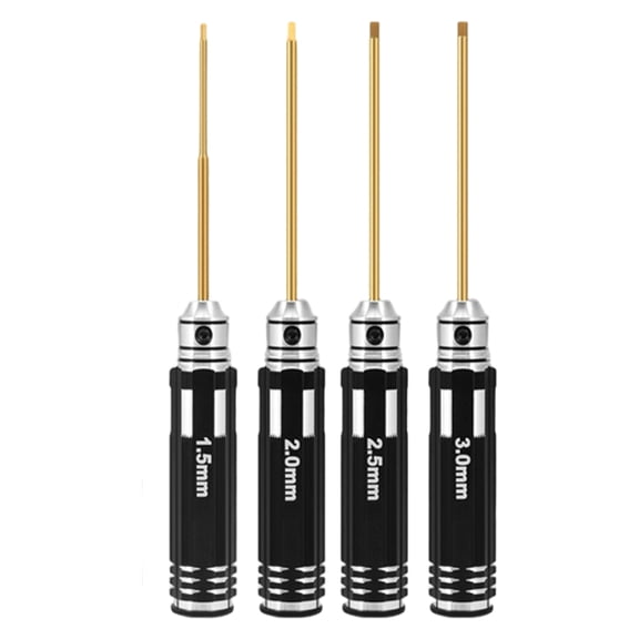 Accuracy Hex Key Tool Kit Aircraft Repair Equipment Model Gear For Drones And Airplanes Maintenance Includes 4 Size