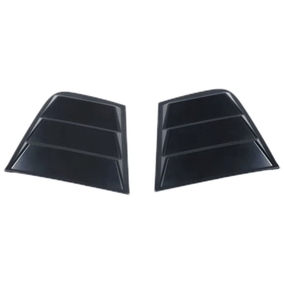 Quick Install ABS Car Window Vents Side Window Louvers Pair Perfect Fit for Post 2011 Car Vehicles Improves Aesthetics