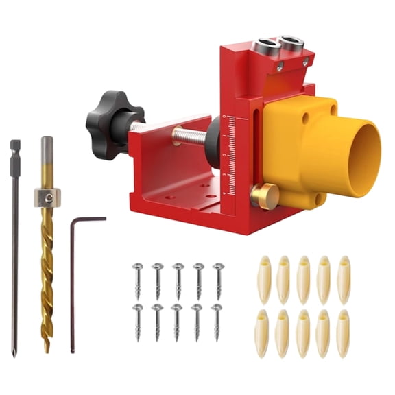 Accuracy Pocket Hole Jig For Woodworking Ensures Accurate Drilling And Joint Flatness Aluminum Alloy Construction