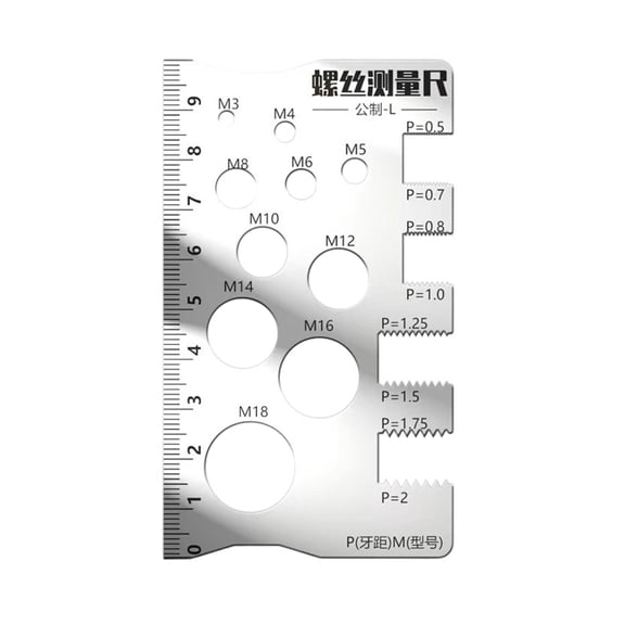 Accuracy Screw Thread Gauges For Metric SAE Standards Recommends Drill Bit Tap Size Accurately Thread Measuring Tool
