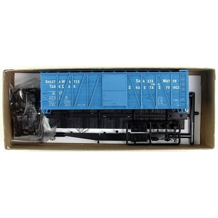 Accurail 4326 HO Southern Pacific 40' Single Sheath Wood Box Car Kit, Shasta Wat