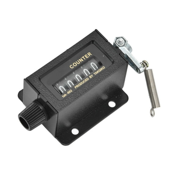 Accurate 5,Digit Tally Counter, Reset Clear Glass Design for Precise Manual Counting
