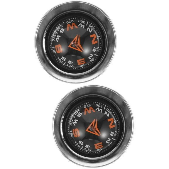 Nicehomfit Dash Mount Black ABS Car Compass for Accurate Navigation 2Pcs