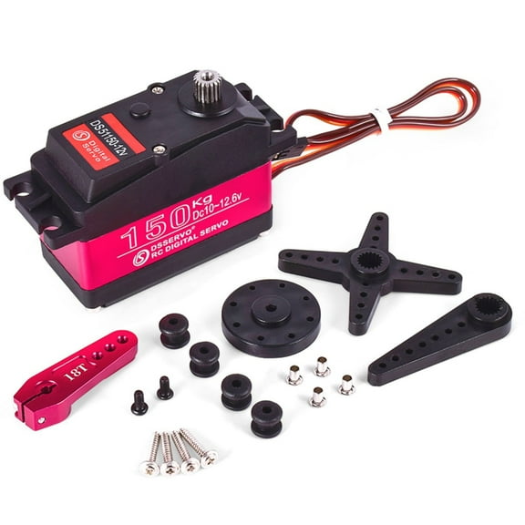 Accurate Control 150KG Digital Servo Full Metal Gear 180 Degree For Large Scale Vehicles And Drones