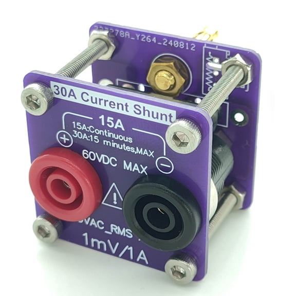 Accurate Current Measurement Made Easy with S34330A DIY 30A Shunt Device