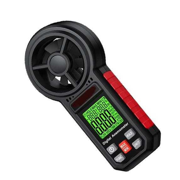 Accurate Digital Wind Gauges Lightweight Environmental Meter Support Variable Units Like Meter for Humidity Temperature