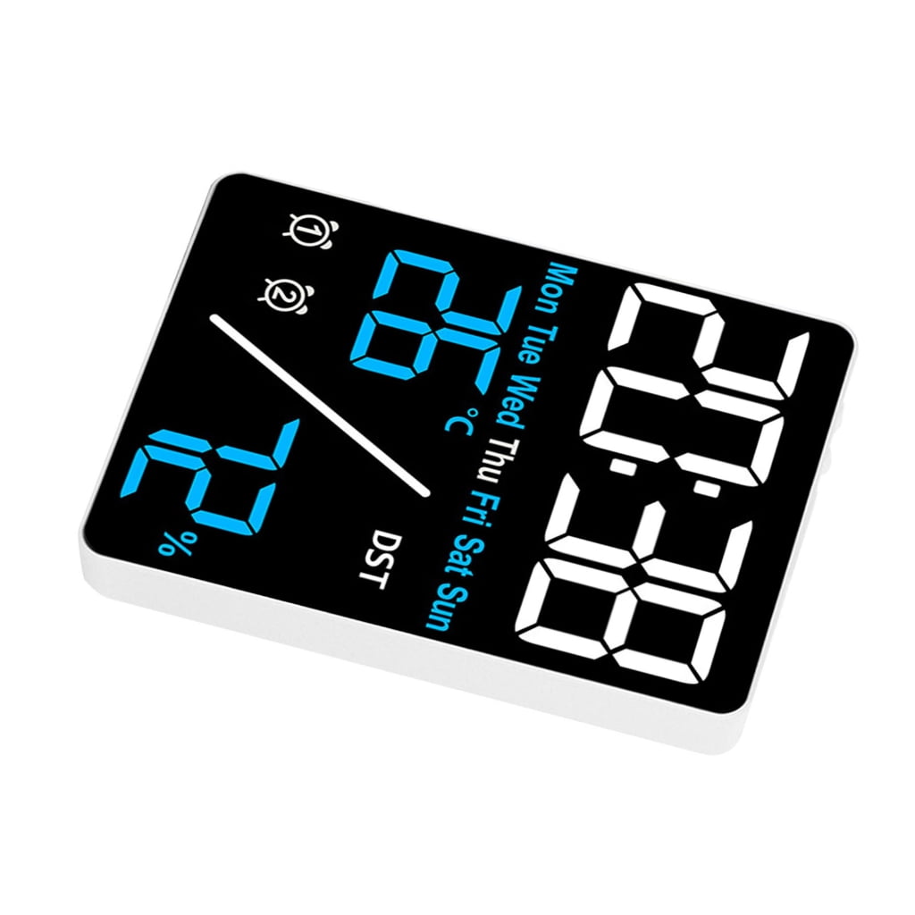Accurate Indoor Climate Monitors Alarm Clock Function Stylish Digital ...
