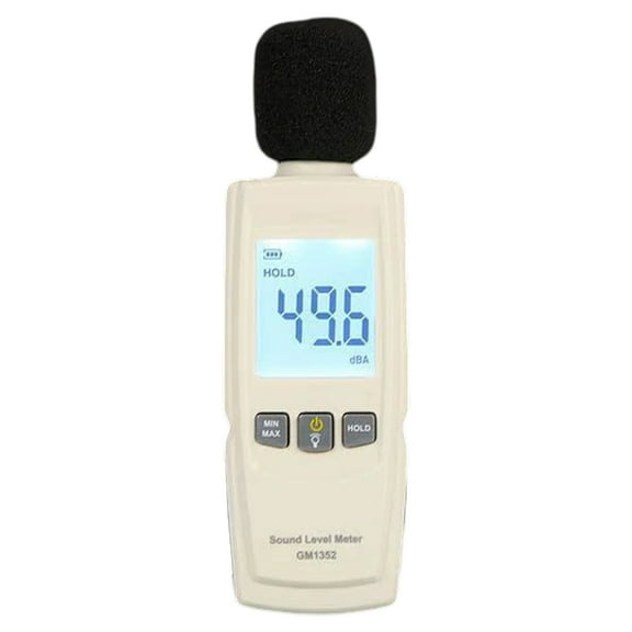 Accurate Noise Meter User Friendly Designs Small Sound Levels Meter ABS for Schools & Construction site & Concerts