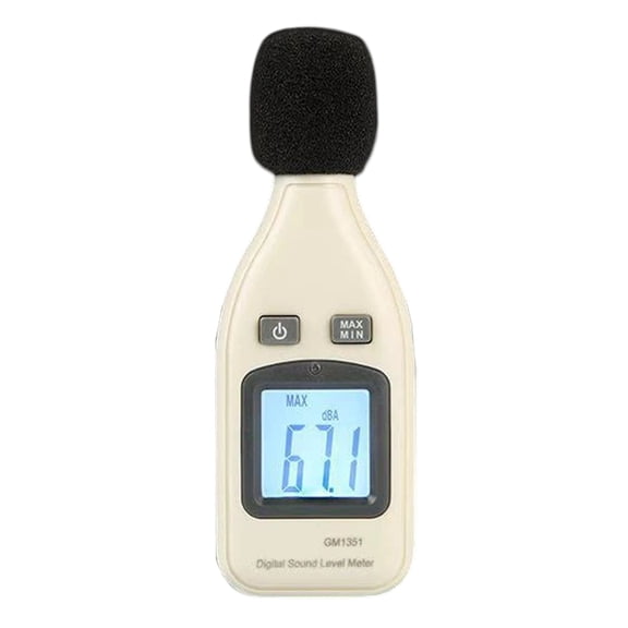 Accurate Noise Meter User Friendly Designs Small Sound Levels Meter ABS for Schools & Construction site & Concerts