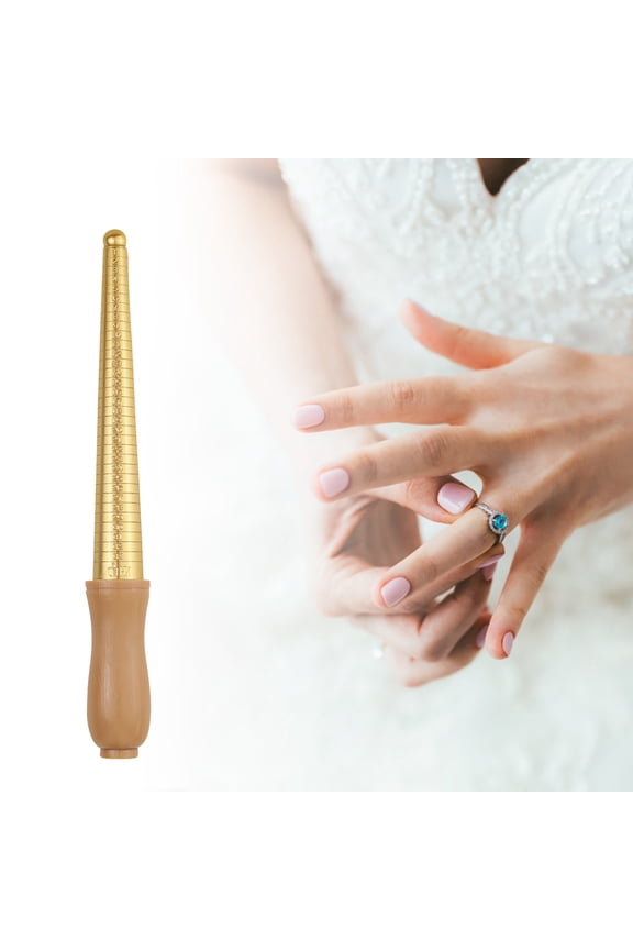 Accurate Ring Sizer Tool, Finger Measurement Kit, Metal, for Ring Fit, Versatile, Easy to Use