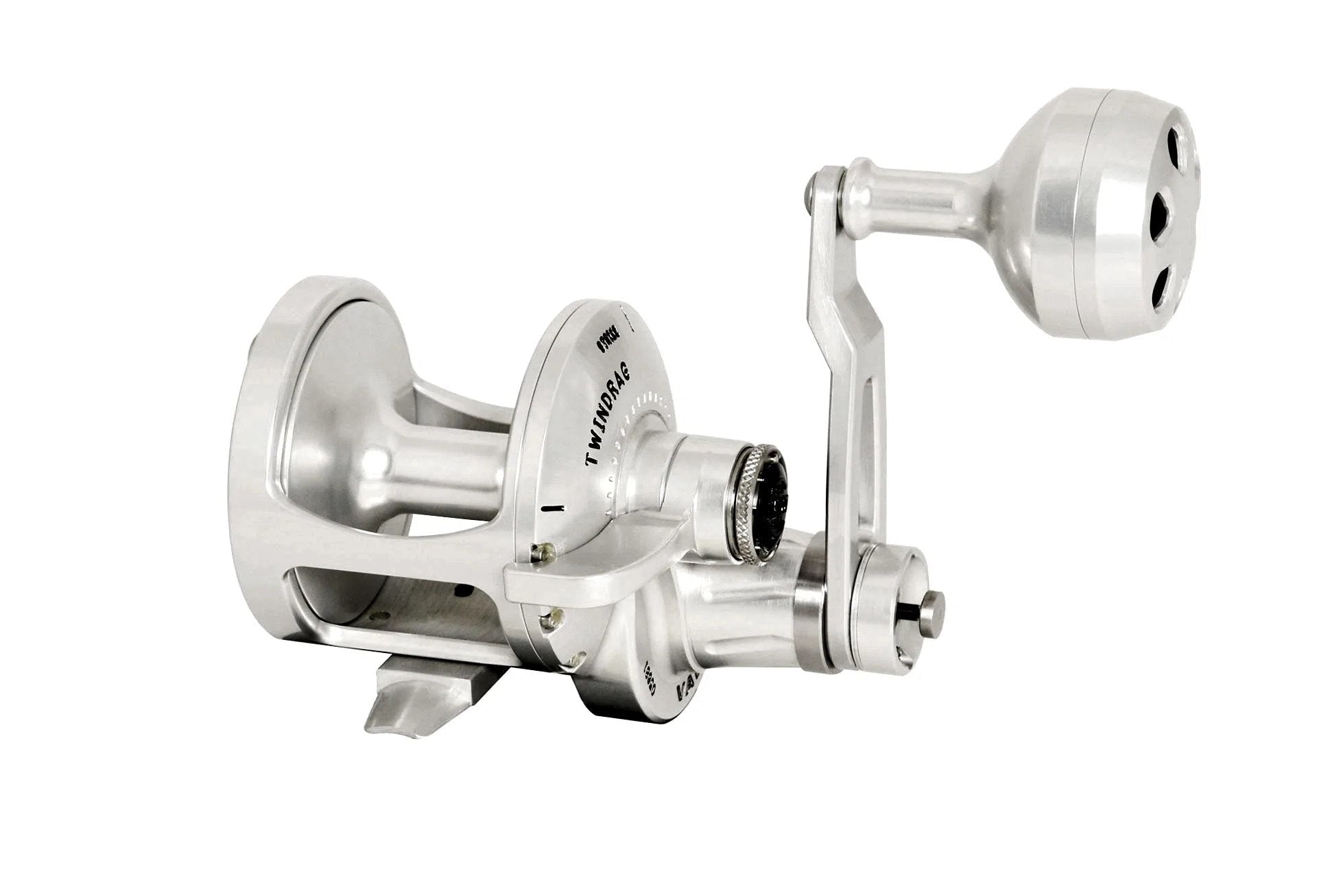 Accurate Valiant 500 Two Speed Reel - BV2-500-S - Silver - Right
