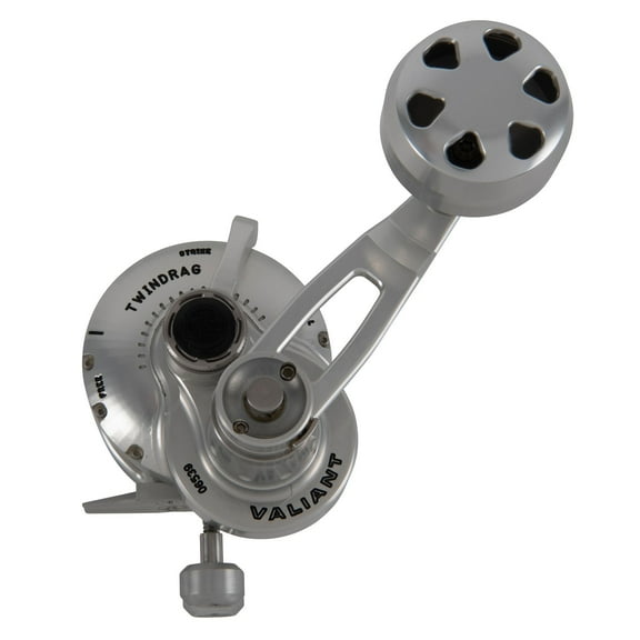 Accurate Valiant 2SPD BV2-500NL Left Silver Conventional Reel