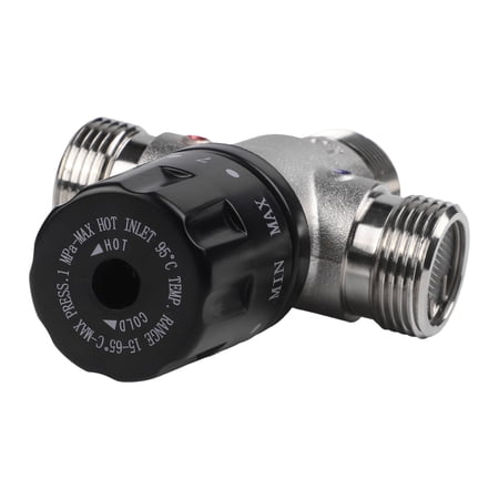 Accurate Water Temperature Control DN20 Solar Heater Thermostatic Mixing Valve TMV Pipe Valve Thermostat No More Surprises