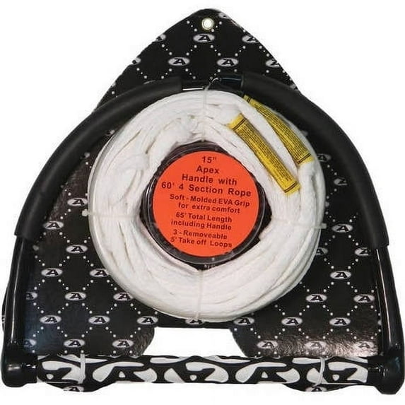 Accurate Watersports 15in Apex Handle with 60' Ski/Wake Rope