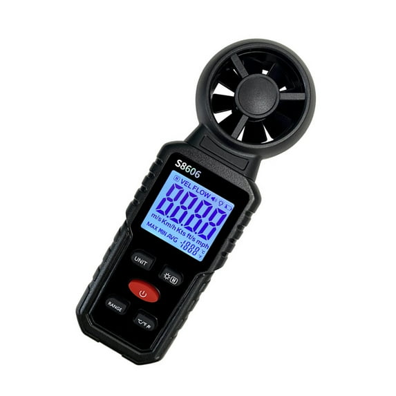Accurate Wind Measurement Device Immediate Data Display Wide Scale from 0.3 m/s to 30 m/s Multiple Units for Field Testing