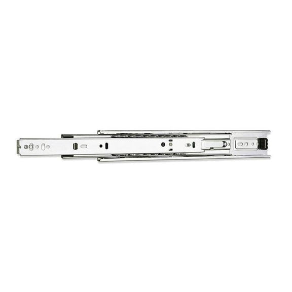 Drawer Slide, Side/Bracket Mount, Full, Soft Close, PK2, 1/2"W C 3832-E18D