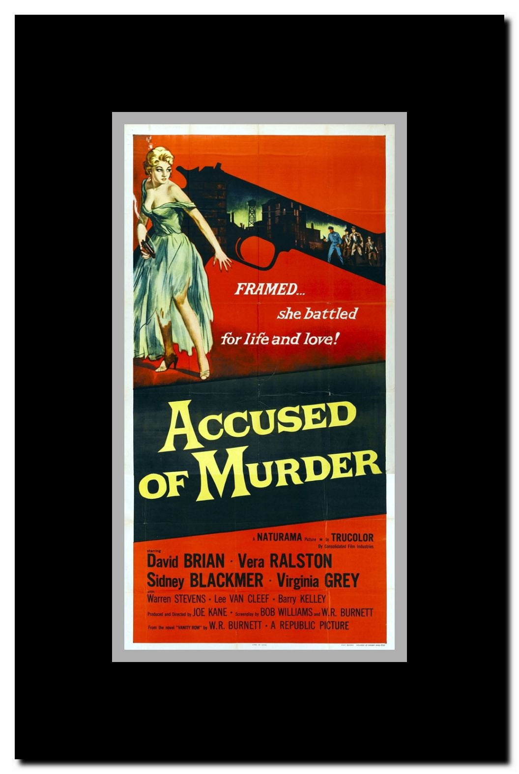 Accused of Murder Framed Movie Poster