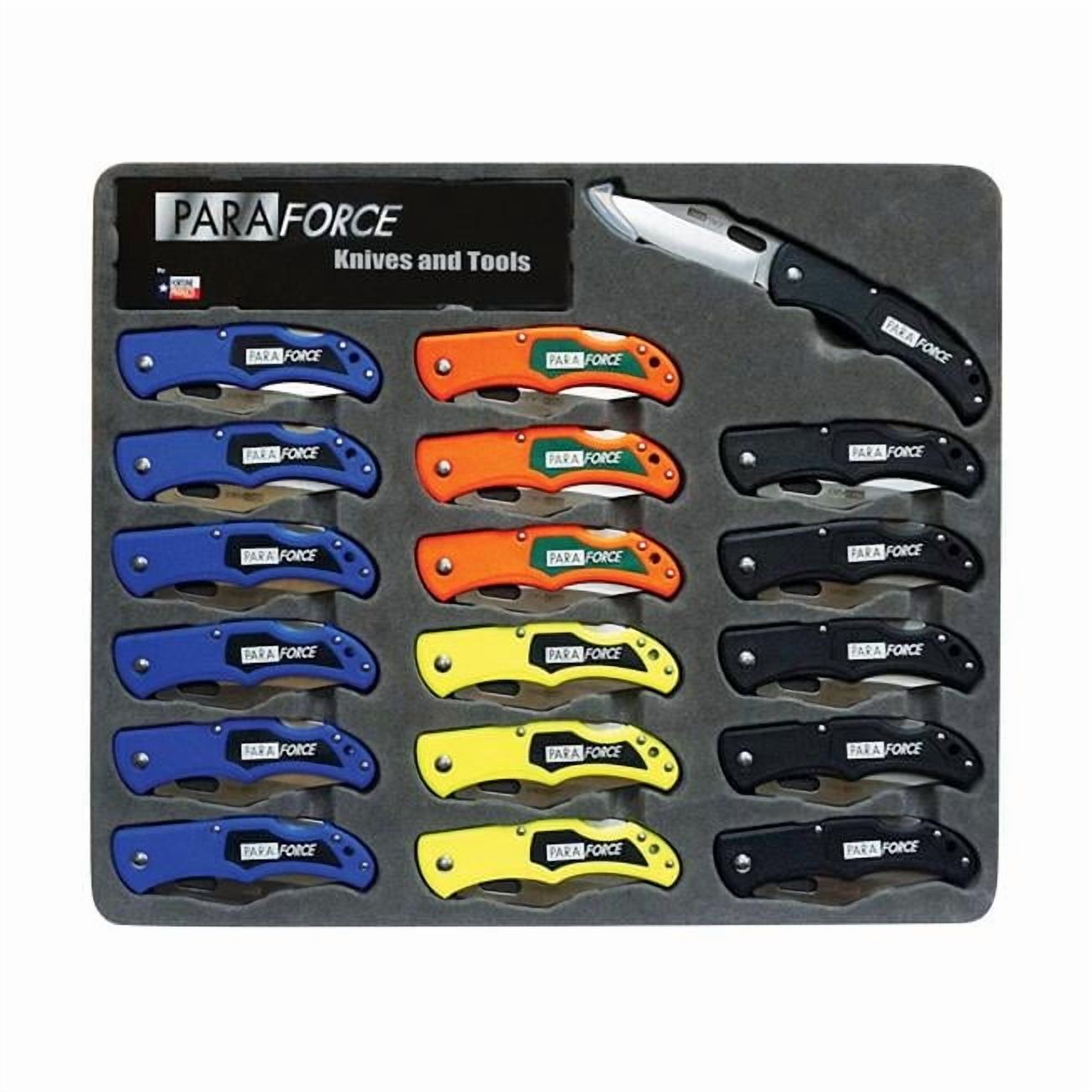 Accusharp Paraforce, Fpi 801lbks Paraforce Lockback Knife 18 Pc Display