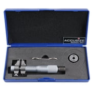 Accusize 0.2-1.2 by 0.001 Inside Micrometer, Satin Chrome Finished, Eg00-3221