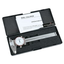 Accusize 0-4 inch by 0.001 inch Precision Dial Caliper, Stainless Steel, in Fitted Box, P920-S214