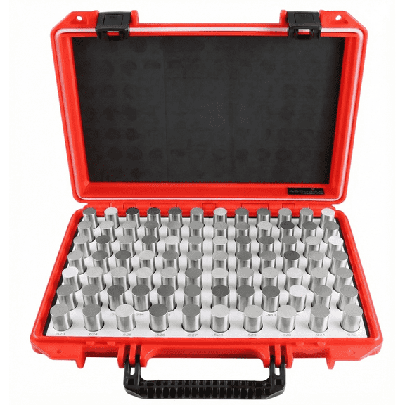 Accusize 0.751''-0.832'', 82 Pcs Steel Plug Pin Gauge Set, Minus, Class Zz, M5(-)