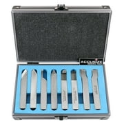Accusize 1/2'' 8 Pcs Hss Tool Bit Set, Pre-Ground for Turning and Facing Work, 2662-2004