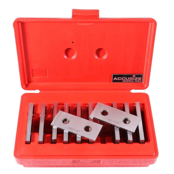 Accusize 1/8'' Thickness 10 Pairs Precision Parallel Sets, 3'' Length, EG10-1403