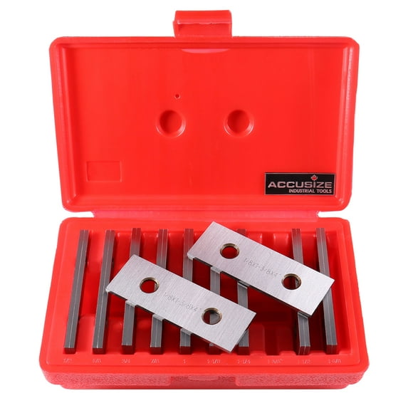 Accusize 1/8'' Thickness 10 Pairs Precision Parallel Sets, 4'' Length, EG10-1404