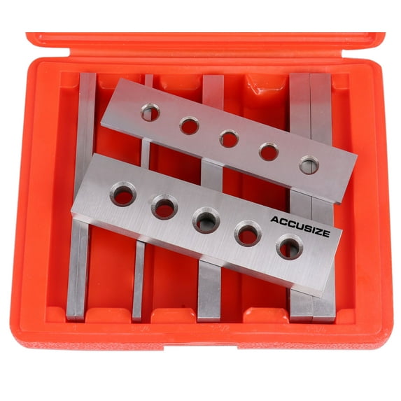Accusize 3/16" & 1/22" Thickness Precision Machinist's Parallel Sets, 4 Pairs, EG02-0409