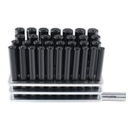 Accusize 4-7/8" 33pc Transfer Punch Set, 1/2" - 1" by 64ths, 0250-0033