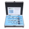 thumbnail image 1 of Accusize 5 Pc H.S.S. Spiral Flute Super Premium Car Reamer Set, 3/8", 1/2", 9/16'', 5/8", 3/4" to Fit 3/8" or 1/2'' Shank Chuck, Aluminum Case, 1 of 14